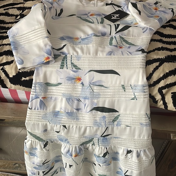 Sara Navon  floral print midi dress, size XS, new - Picture 6 of 6